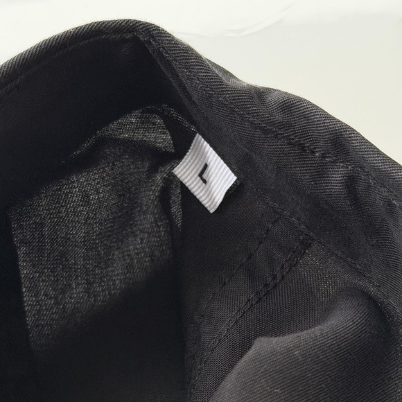 Chapter Shirt Mens Large Black Tencel Oversized Button Front Pocket Longline - Picture 13 of 16